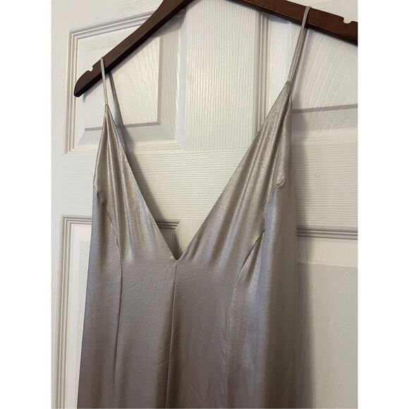 COS METALLIC SLIP DRESS - Picture 3 of 16